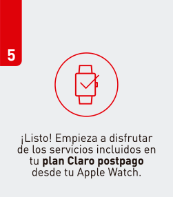 Plan Claro postpago para el Apple Watch